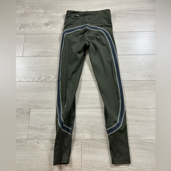 Lululemon Run Crew Tight Leggings *28" Dark Olive / Obsidian / Grey Sage - Picture 5 of 16